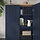 SKRUVBY - cabinet with doors, black-blue, 70x90 cm | IKEA Indonesia - PE961771_S1