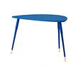 LÖVBACKEN - Meja samping, biru, 77x39 cm