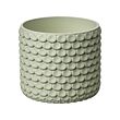 GLACIÄRBJÖRN - Plant pot, light green, 9 cm