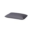 BRUKSVARA - Pillowcase, dark grey, 50x80 cm