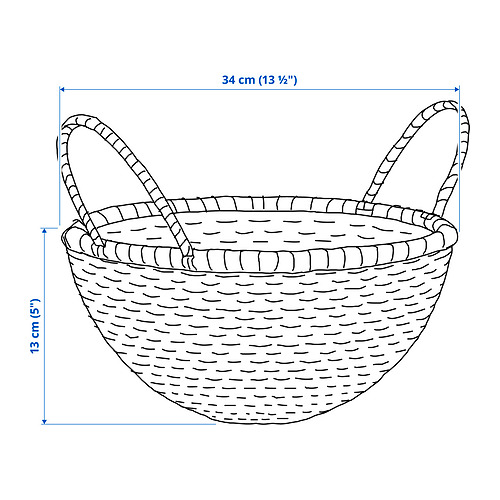 HÖKRUBBA Measurement Illustration