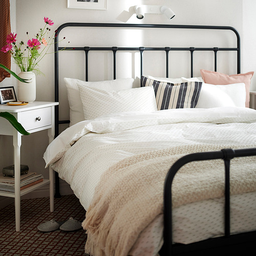 BANDKNIPPE duvet cover and 2 pillowcases