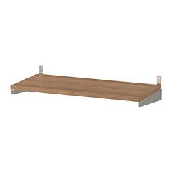 KUNGSFORS - Rak, veneer kayu ash, 60 cm