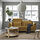 SLATORP - sofa 2 dudukan, Hakebo kuning-cokelat | IKEA Indonesia - PE961851_S1