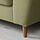 SLATORP - 3-seat sofa with chaise longue, Vissle yellow-green | IKEA Indonesia - PE961859_S1