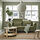 SLATORP - 2-seat sofa, Vissle yellow-green | IKEA Indonesia - PE961858_S1