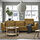 SLATORP - 3-seat sofa, Hakebo yellow-brown | IKEA Indonesia - PE961866_S1