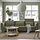 SLATORP - sofa 3 dudukan, Vissle kuning-hijau | IKEA Indonesia - PE961870_S1