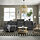 SLATORP - 3-seat sofa with chaise longue, Hakebo dark grey | IKEA Indonesia - PE961875_S1