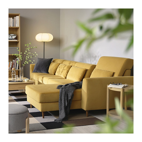 SLATORP 4-seat sofa with chaise longue