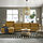 SLATORP - 4-seat sofa with chaise longue, Hakebo yellow-brown | IKEA Indonesia - PE961879_S1