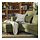 SLATORP - 3-seat sofa with chaise longue, Vissle yellow-green | IKEA Indonesia - PE961880_S1