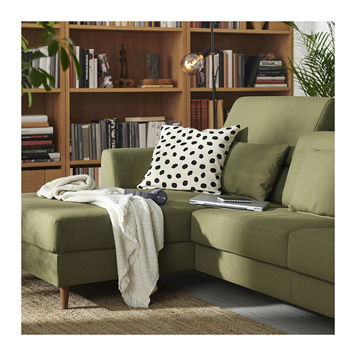 SLATORP 3-seat sofa with chaise longue