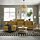 SLATORP - 3-seat sofa with chaise longue, Hakebo yellow-brown | IKEA Indonesia - PE961891_S1