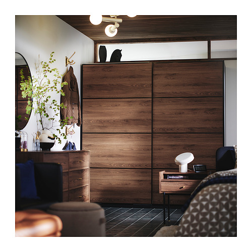 MEHAMN 4 panels for sliding door frame