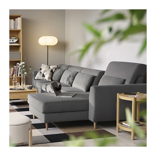 SLATORP 4-seat sofa with chaise longues