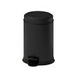 PÄRLSLINKE - Waste bin, black, 3 l