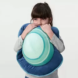 AFTONSPARV - Bantal kursi, berbentuk planet/biru