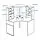 MICKE corner workstation
