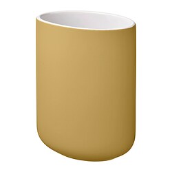 EKOLN - Toothbrush holder, dark yellow