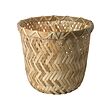 KLYNNON - Plant pot, handmade bamboo, 12 cm