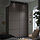 PAX/MEHAMN - wardrobe, dark grey/double sided dark grey, 150x66x236 cm | IKEA Indonesia - PE896928_S1