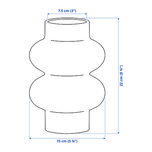 PÄRLHÄGG Measurement Illustration