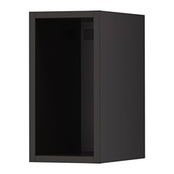 Tutemo Open Cabinet, Anthracite, 20x37x40 Cm 