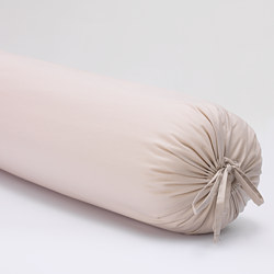 DVALA - Bolster case, beige, 38x110 cm