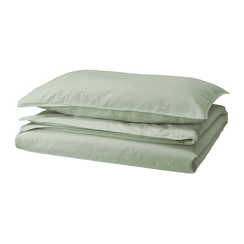 ÄNGSLILJA duvet cover and pillowcase