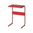 BRUKSVARA - Side table, red, 42x30 cm
