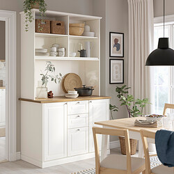 ÖNNERUP - Dapur kecil, putih pudar, 130x64x219 cm