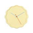 LAVSKRIKA - Wall clock, flower-shaped yellow, 31 cm