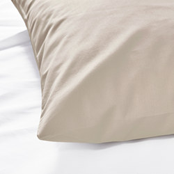 DVALA - Pillowcase, beige, 50x80 cm