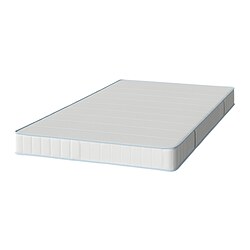 BRUKSVARA - Kasur kantong pegas, kepadatan tambahan putih, 120x200 cm