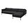 ÄPPLARYD - sofa 4 dudukan dengan chaise longue, Gunnared hitam/abu-abu | IKEA Indonesia - PE932247_S1