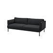 ÄPPLARYD - sofa 3 dudukan, Gunnared hitam/abu-abu | IKEA Indonesia - PE932251_S2