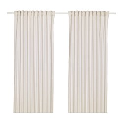 beige curtains
