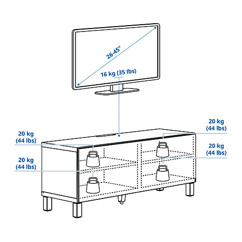 BESTÅ Measurement Illustration