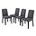 BERGMUND - chair, black/Gunnared medium grey | IKEA Indonesia - PE858832_S1