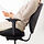 HATTEFJÄLL - kursi kantor dgn sndrn tangan, Smidig hitam/hitam | IKEA Indonesia - PE897331_S1