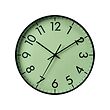TALLSPARV - Wall clock, black/green, 28 cm