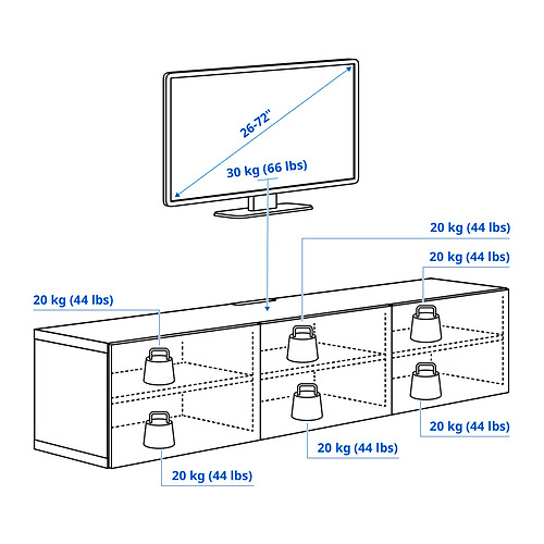 BESTÅ Measurement Illustration