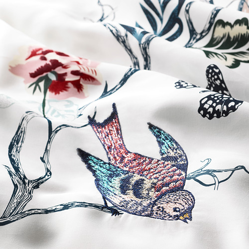 JÄTTELILJA duvet cover and 2 pillowcases