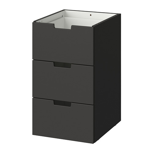 NORDLI lemari 3 laci modular