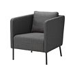 EKERÖ - Armchair, Skiftebo dark grey