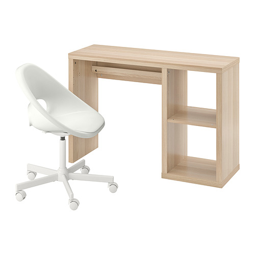 KALLAX/LOBERGET desk and chair