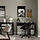 KALLAX/ELDBERGET - desk and chair, black-brown/dark grey black | IKEA Indonesia - PE962420_S1