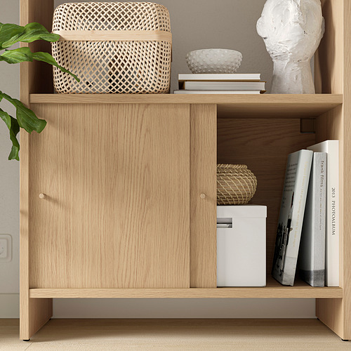 LÅDMAKARE cabinet with sliding doors