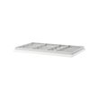 KOMPLEMENT - Pull-out tray with insert, white, 100x58 cm